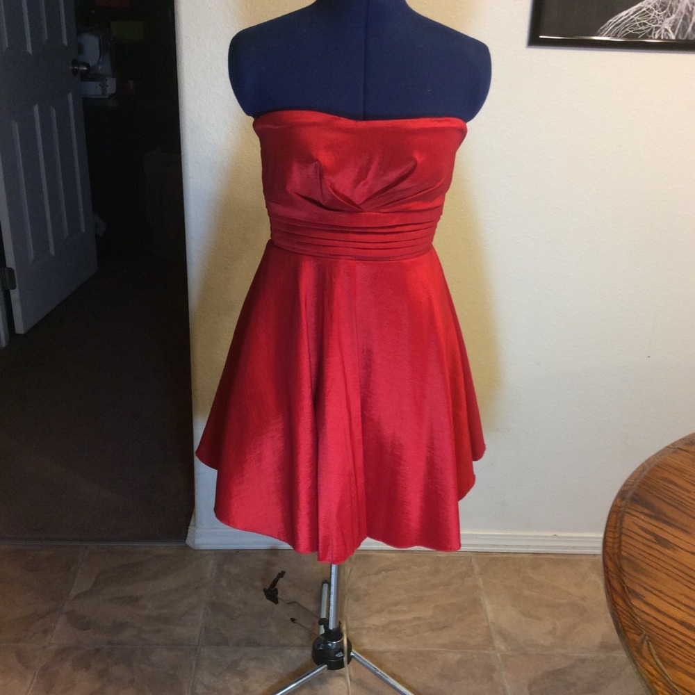 Semi formal strapless dress